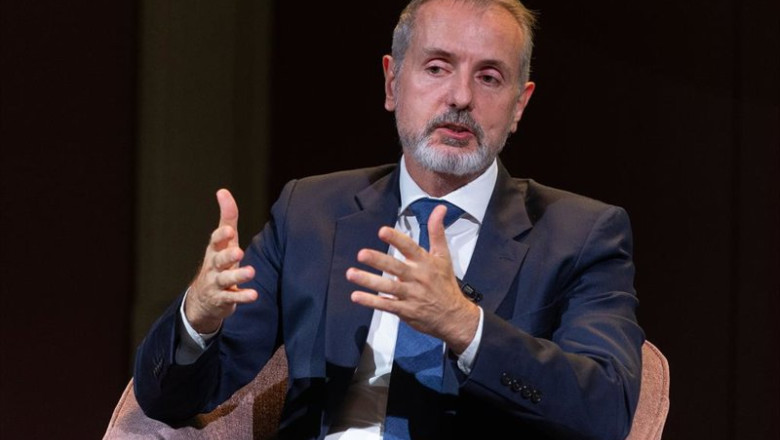 ep el presidente de telefonica marc murtra interviene en desayunos del ateneo a 1 de octubre de 2025