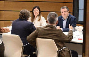 ep el presidente del ebb del pnv aitor esteban reunido con el secretario general del pse ee eneko