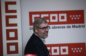 ep el secretario general de ccoo unai sordo a su llegada para presentar la agenda social para la