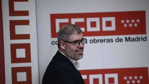 ep el secretario general de ccoo unai sordo a su llegada para presentar la agenda social para la