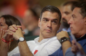 ep el secretario general del psoe y presidente del gobierno y candidato a la reeleccion pedro