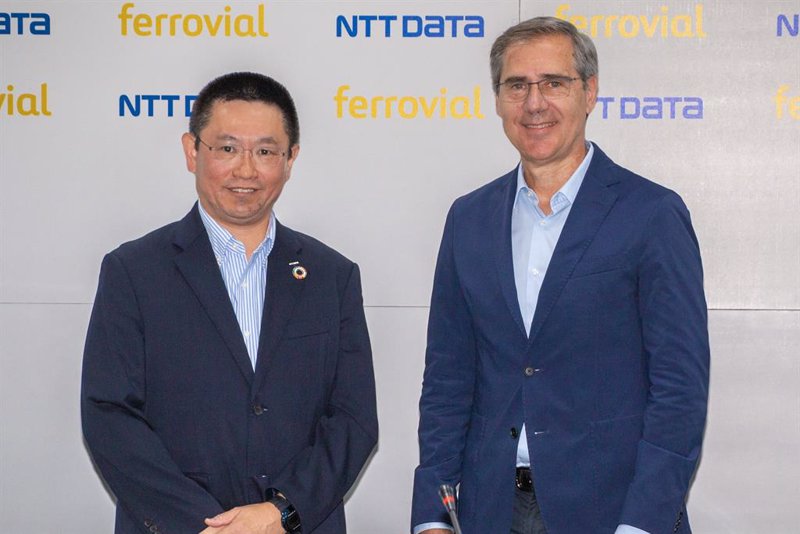 Ferrovial se une a la japonesa NTT Data para impulsar la digitalización de infraestructuras