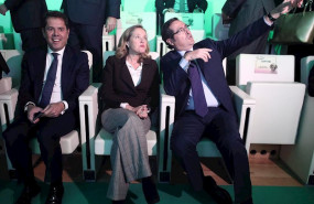 ep i-d el presidente de cepyme gerardo cuerva la ministra de economia en funciones nadia calvino y