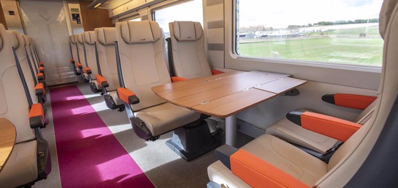 Interior del AVLO, tren AVE 'low cost' de Renfe | RENFE - Archivo ep interior del avlo tren ave low cost de renfe