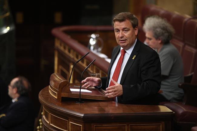 Jordi Xuclà, diputado del PDeCAT en la tribuna del hemiciclo | EUROPA PRESS ep jordi xucl diputadopdecatla tribunahemiciclo