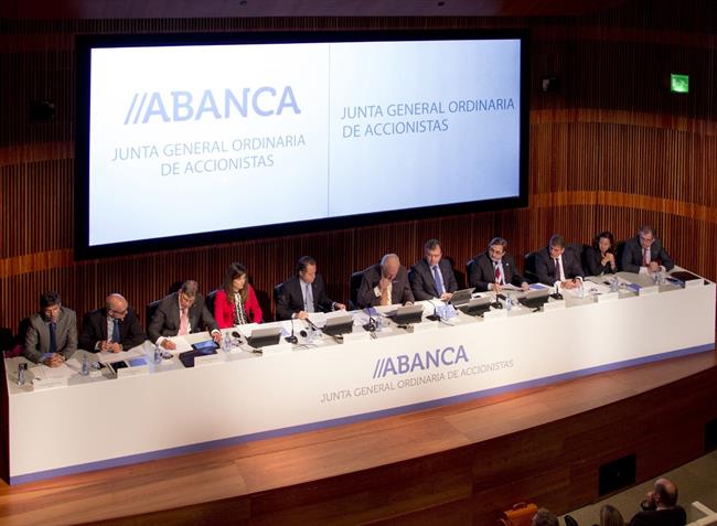 Junta de accionistas del banco gallego. ep junta accionistas abanca