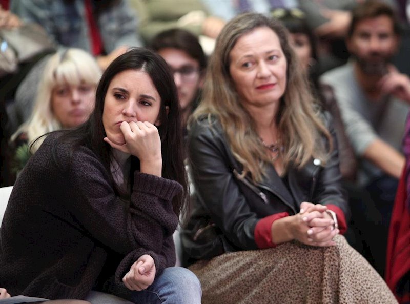 ep la portavoz de unidas podemos en el congreso irene montero