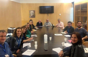 ep la portavoz parlamentaria de educacion del psoe luz martinez seijo se reune con representantes de