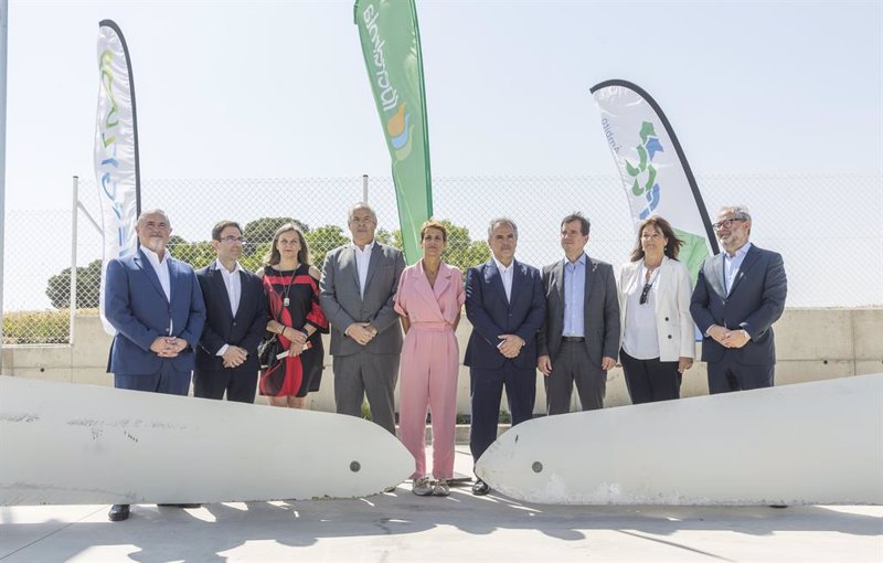 Iberdrola y FCC inauguran en Navarra una planta de reciclaje de palas de aerogeneradores