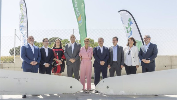 ep la presidenta del gobierno de navarra maria chivite en la inauguracion de la planta energyloop en