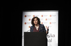 ep la secretaria de estado de la espana global irene lozano durante la presentacion del blog the
