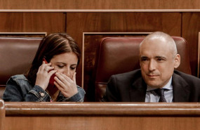 ep los portavoces del psoe en el congreso adriana lastra y rafael simancas durante la primera sesion