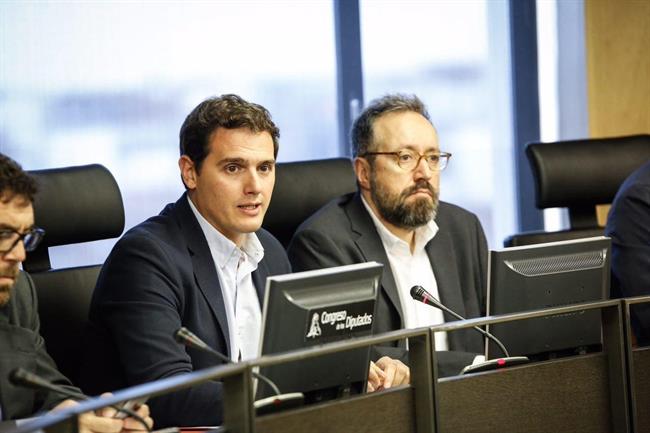 ep presidenteciudadanos albert rivera yportavoz juan carlos girauta
