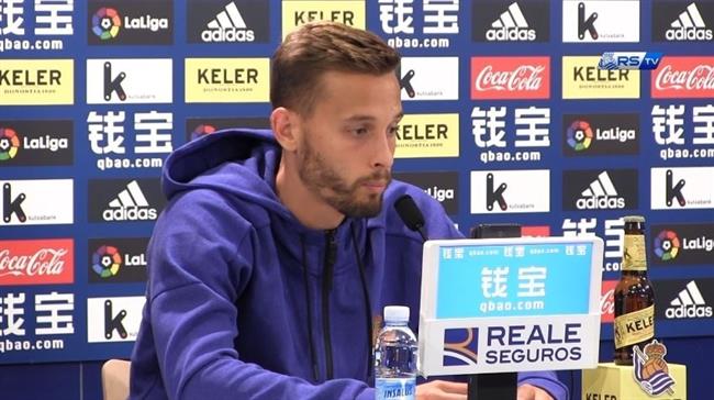 Sergio Canales en rueda de prensa | REAL SOCIEDAD ep sergio canalesruedaprensa