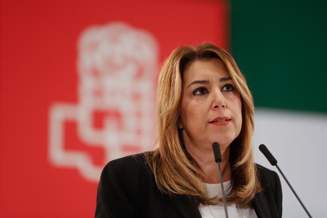 Susana Díaz, en su intervención en el Comité Director del PSOE-A | EUROPA PRESS ep susana diaz enintervencioncomite directorpsoe-a