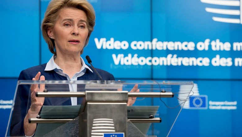 ep ursula von der leyen en una rueda de prensa en bruselas ep ursula von der leyen en una rueda de prensa en bruselas