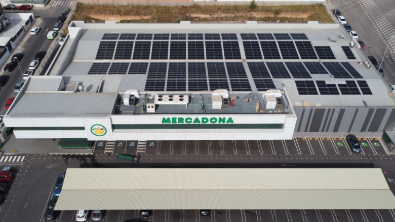 Placas solares en edificio de Mercadona | Mercadona mercadona solar