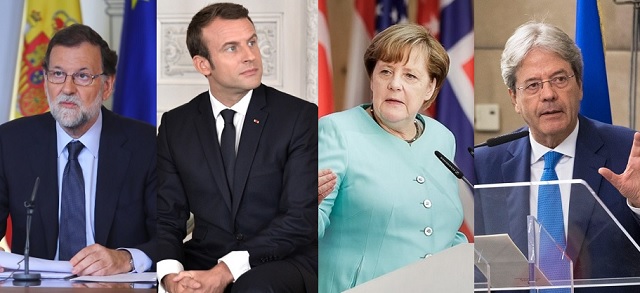 rajoy macron merkel gentiloni