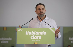 ep archivo   el presidente de vox santiago abascal interviene durante un acto de precampana en vigo