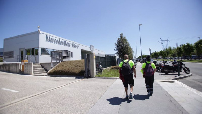 Archivo - Fachada de la planta de Mercedes-Benz de Vitoria. En Vitoria (Álava), a 18 de mayo de 2020. | Iñaki Berasaluce - Europa Press - Archivo ep archivo fachada de la planta de mercedes benz de vitoria en vitoria alava a 18 de mayo de 2020