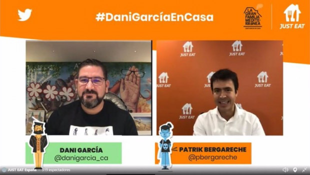 ep dani garcia se alia con just eat para lanzar la gran familia mediterranea para llegar a los