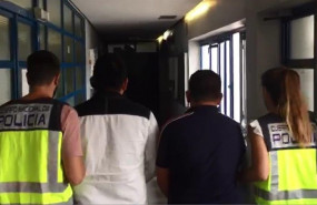 ep dos de los tres detenidos por agentes de la policia nacional en marbella por desfigurar la cara a