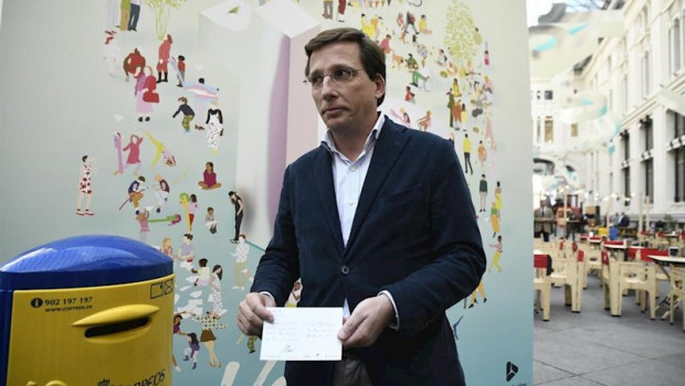 ep el alcalde de madrid jose luis martinez-almeida durante la inauguracion de la verbena del