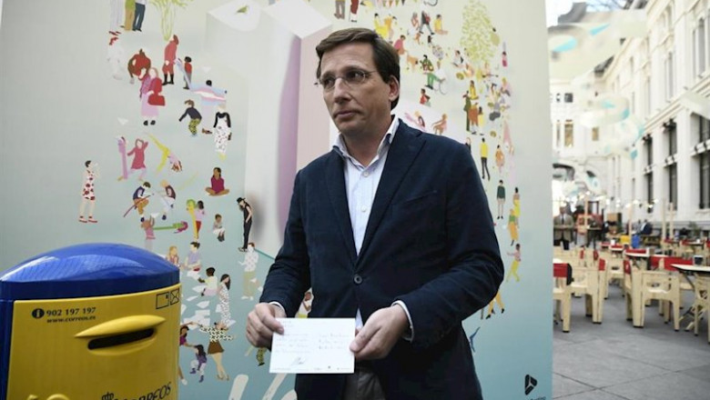 ep el alcalde de madrid jose luis martinez-almeida durante la inauguracion de la verbena del