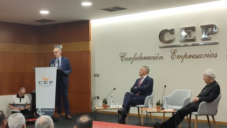ep el economista y presidente del consejo economico y social de espana anton costas pronuncia una