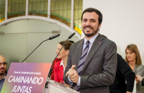 ep el ministro de consumo alberto garzon durante el encuentro confederal de unidas podemos celebrado