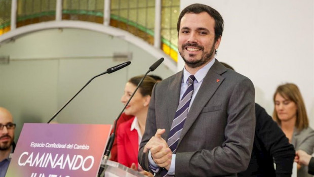 ep el ministro de consumo alberto garzon durante el encuentro confederal de unidas podemos celebrado