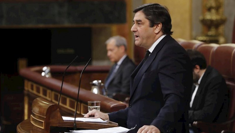 ep el portavoz adjunto del pp jose ignacio echaniz durante su intervencion en la sesion de control