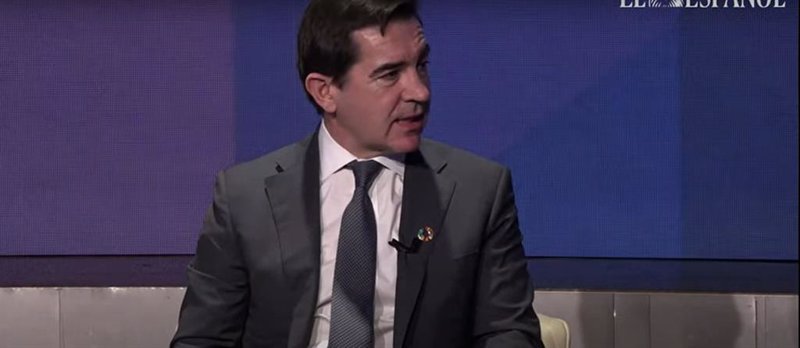El presidente de BBVA, Carlos Torres, durante su intervención en la primera jornada del II Foro Económico Español 'Wake Up Spain', organizado por El Español, Invertia y D+I. | EL ESPAÑOL ep el presidente de bbva carlos torres durante su intervencion en la primera jornada del ii foro