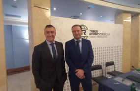 ep el presidente de tubos reunidos francisco irazusta y su director general carlos lopez de las