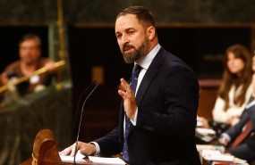 ep el presidente de vox santiago abascal interviene desde la tribuna del congreso de los diputados