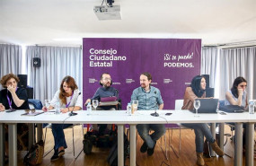 ep el secretario general de podemos pablo iglesias y el todavia secretario general de organizacion