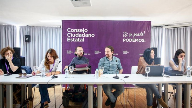ep el secretario general de podemos pablo iglesias y el todavia secretario general de organizacion