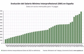 ep evolucion del salario minimo interprofesional smi en espana