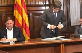 ep junqueraspuigdemont firmanconvocatoria1octubre