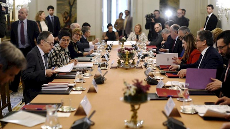 La ministra de Asuntos Exteriores, Unión Europea y Cooperación, Arancha González Laya, mantiene un encuentro con las autoridades Locales y Autonómicas con competencias en el Campo de Gibraltar, en Madrid (España), a 21 de febrero de 2020. | Óscar Cañas - Europa Press ep la ministra de asuntos exteriores union europea y cooperacion arancha gonzalez laya mantiene un