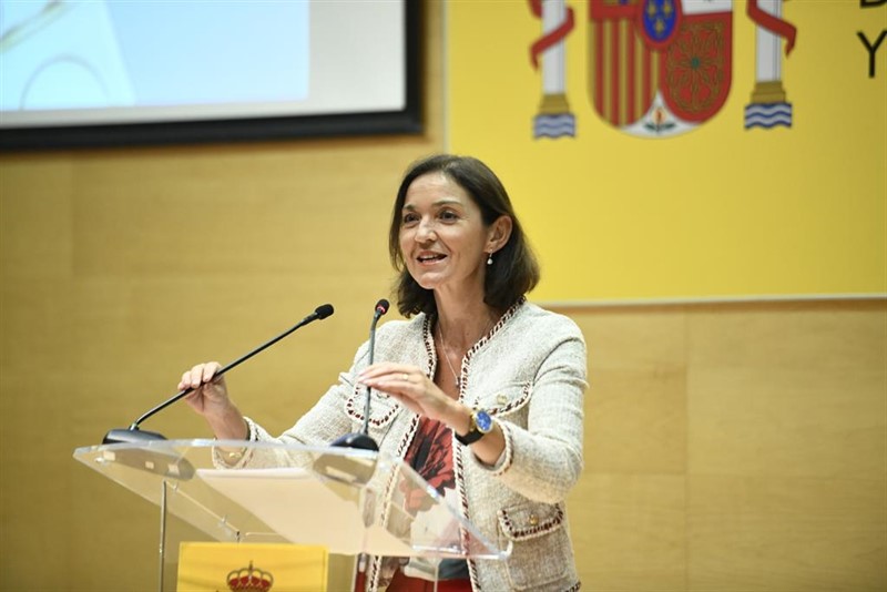 ep la ministra de industria en funciones reyes maroto