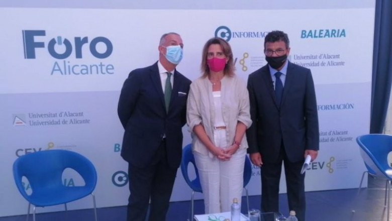 ep la ministra teresa ribera en el foro alicante