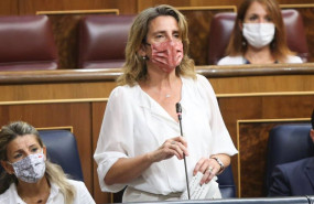 ep la vicepresidenta para la transicion ecologica teresa ribera responde a la oposicion en una
