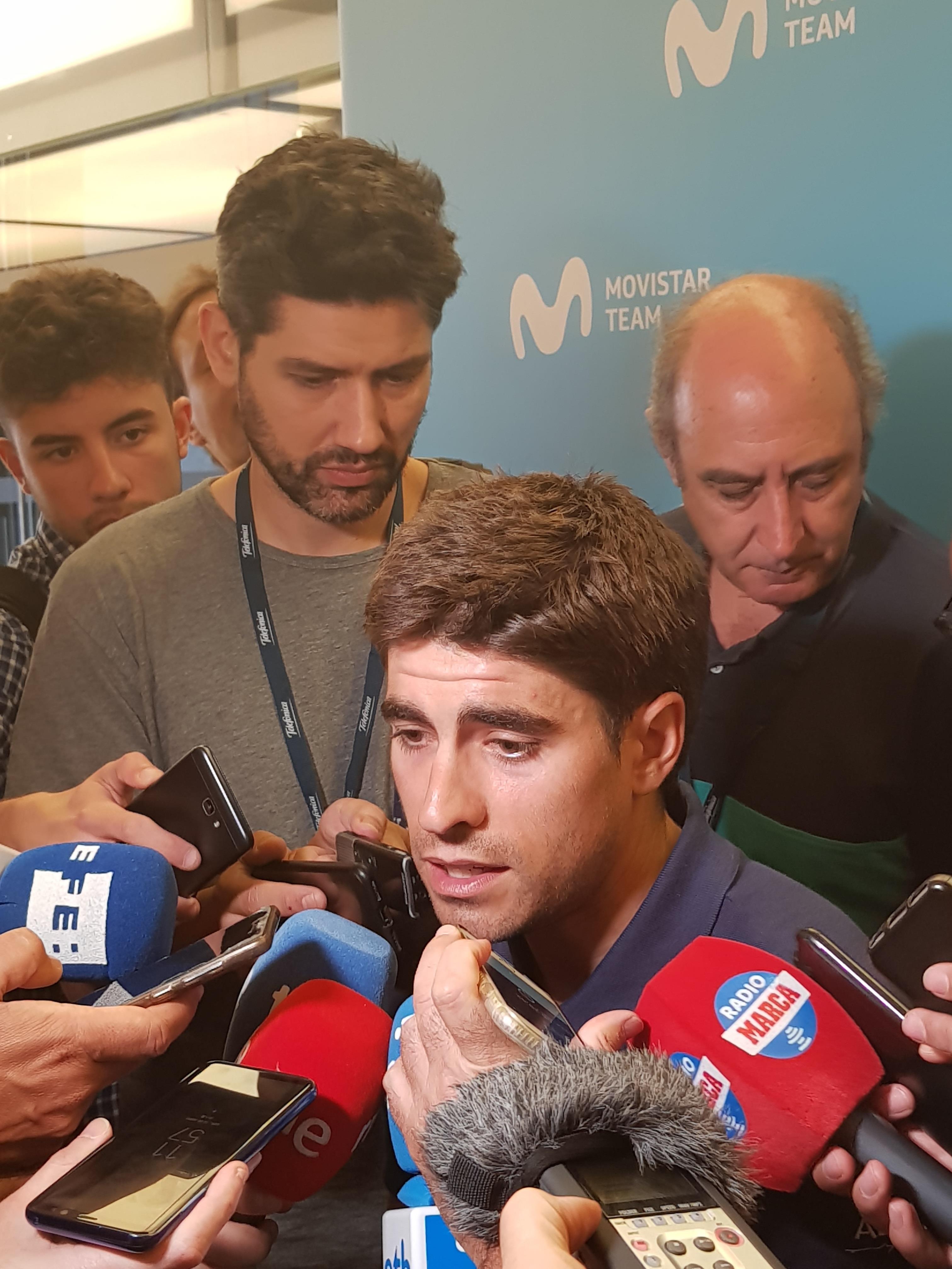 Mikel Landa en la presentación del Movistar antes del Tour | EUROPA PRESS ep mikel landala presentacionmovistardel tour
