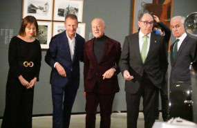 ep norman foster ignacio s galan presidente de iberdrola y herbert diess ceo de grupo volkswagen y