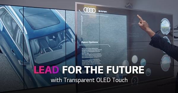 ep nueva pantalla tactil transparente de lg transparent oled touch