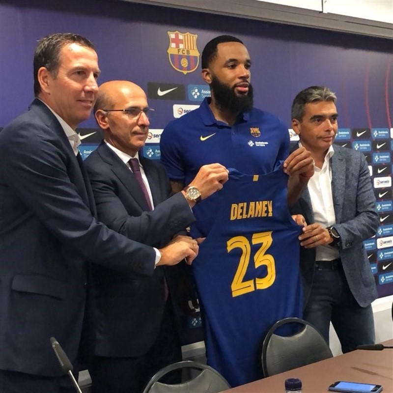 ep presentacion del nuevo jugador del bara de baloncesto malcolm delaney
