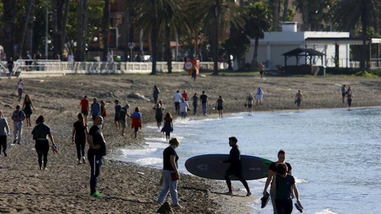 ep ambiente en las playas de malaga capital este fin de semana de principios de mayo ep ambiente en las playas de malaga capital este fin de semana de principios de mayo