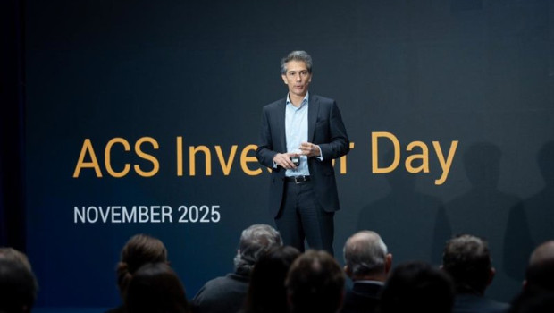 ep archivo   el consejero delegado de acs juan santamaria durante el investors day de centros de