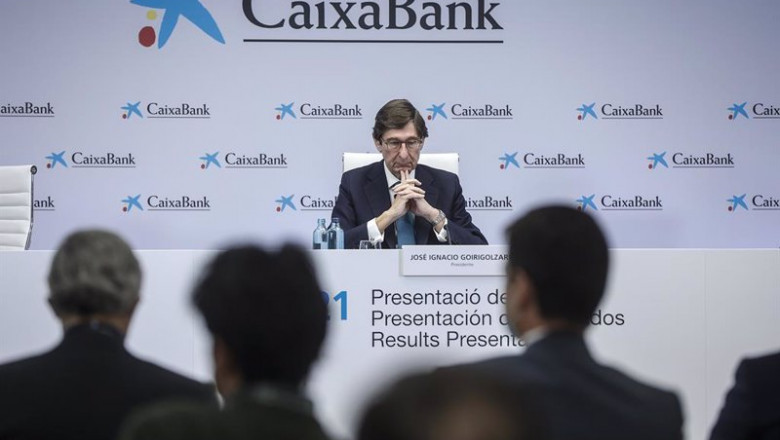 Archivo - El presidente de CaixaBank, José Ignacio Goirigolzarri, presenta los resultados del ejercicio 2021, a 28 de enero de 2022, en Valencia, Comunidad Valenciana (España). | Rober Solsona - Europa Press - Archivo ep archivo el presidente de caixabank jose ignacio goirigolzarri presenta los resultados del